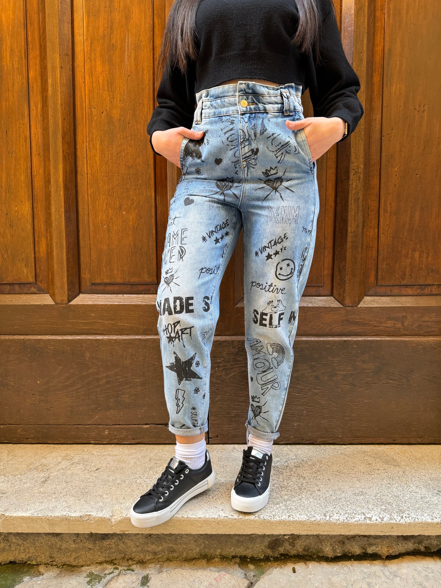 Jeans Stampato
