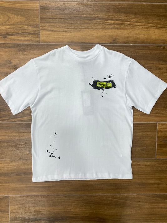 T-shirt schizzi CDF lime