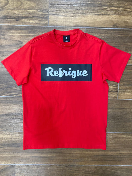 T-shirt rossa Refrigue