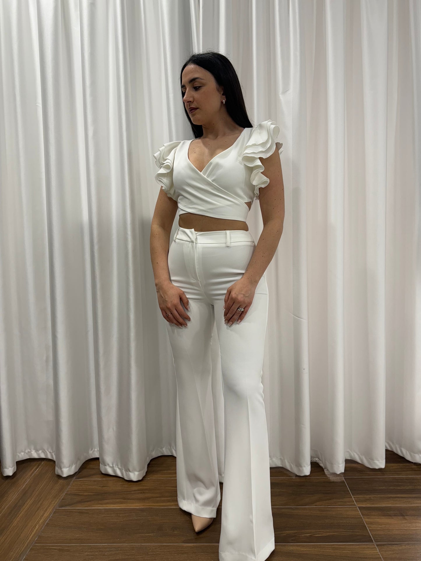 Pantalone Zampa Bianco