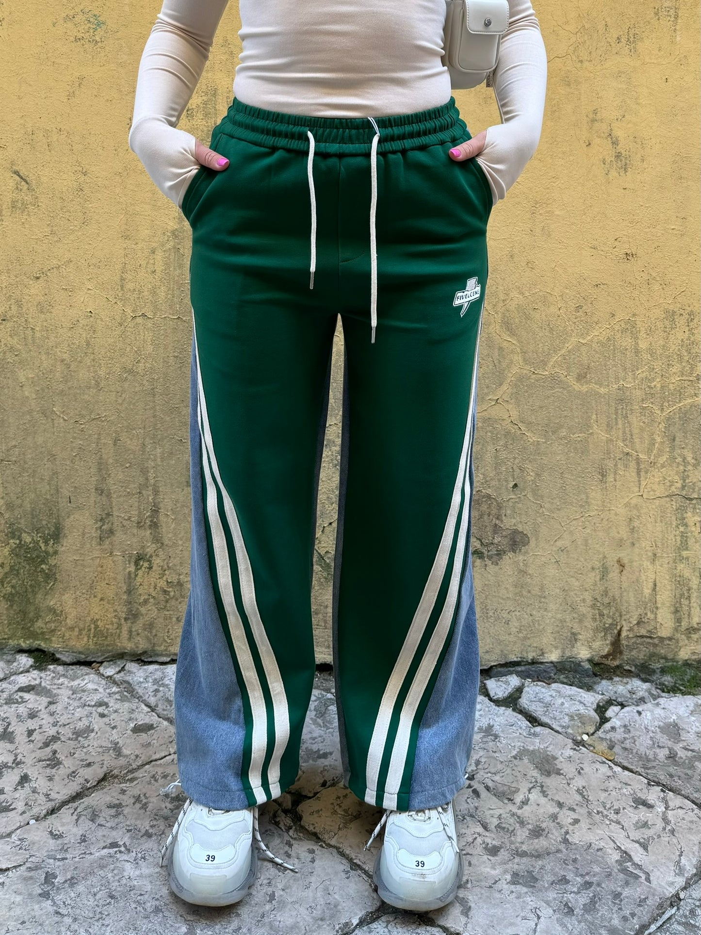 Jeans Felpa Verde