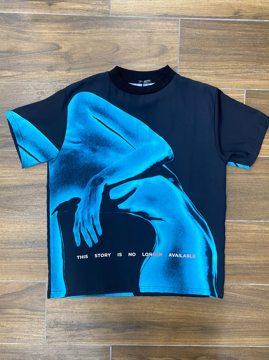 T-shirt Inchino oceano